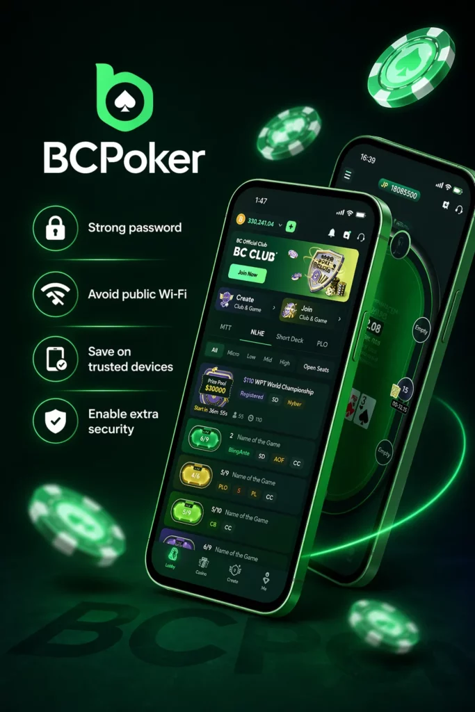 Best Practices for Logging In BC Poker